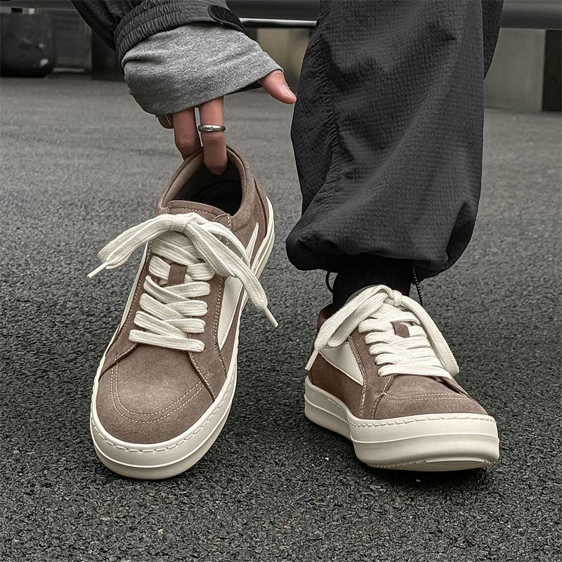 Damen modische Sneakers aus hochwertigem Wildleder mit zeitgemäßem Design Drune