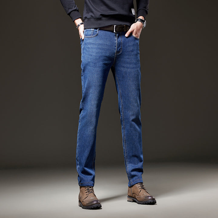 Herren Jeans im geraden Schnitt aus Stretch-Denim mit klassischem fünf‑Taschen‑Schnitt Drune