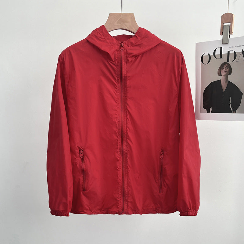 Damen Leichte Übergangsjacke mit Kapuze und Reißverschluss Drune