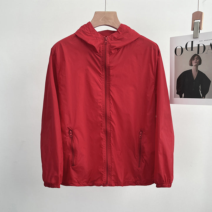 Damen Leichte Übergangsjacke mit Kapuze und Reißverschluss Drune