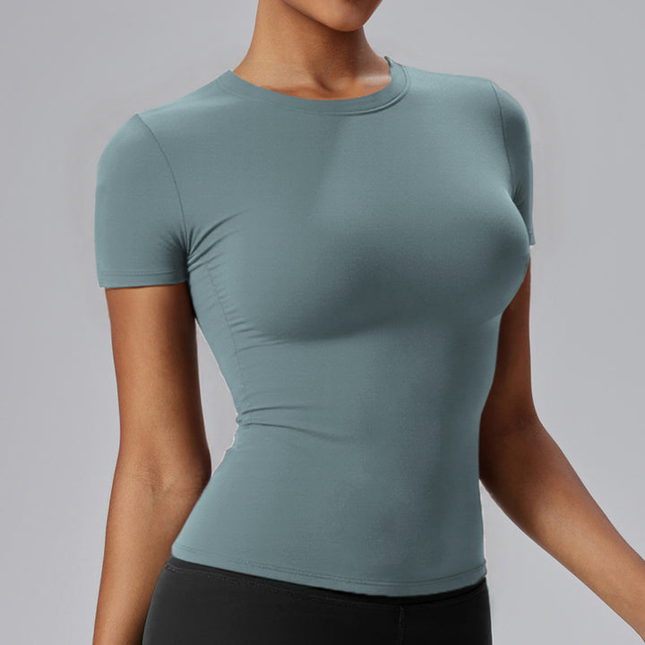 Damen Hochwertiges Fitness-T-Shirt mit elastischer Passform und atmungsaktiven Eigenschaften Drune