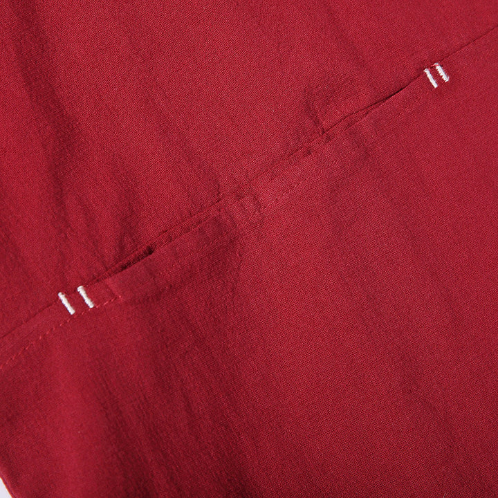 Unisex Kimono-Jacke im Oversize‑Schnitt aus leichter Baumwollmischung mit Bindegürtel Drune