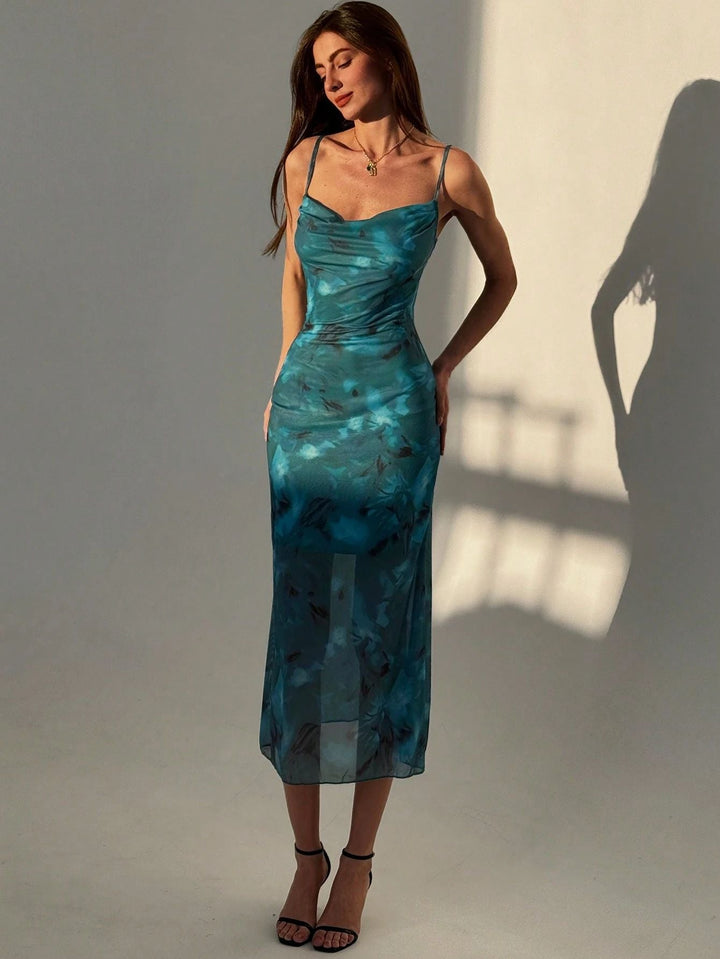 Damen Bodiescon Cocktailkleid Drune