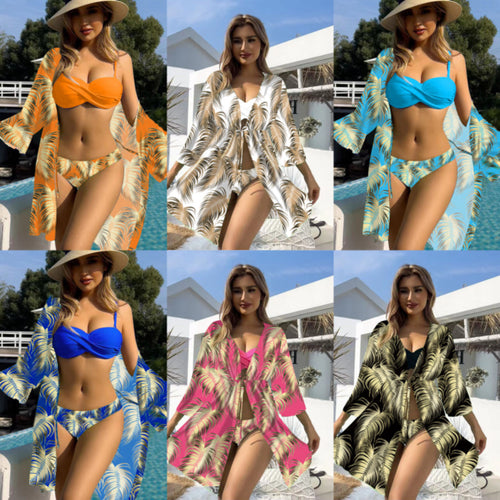 Damen Bikini-Set mit elegantem Kimono Drune