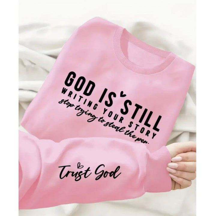 Damen Sweatshirt mit inspirierendem Schriftzug und weichem Material Drune
