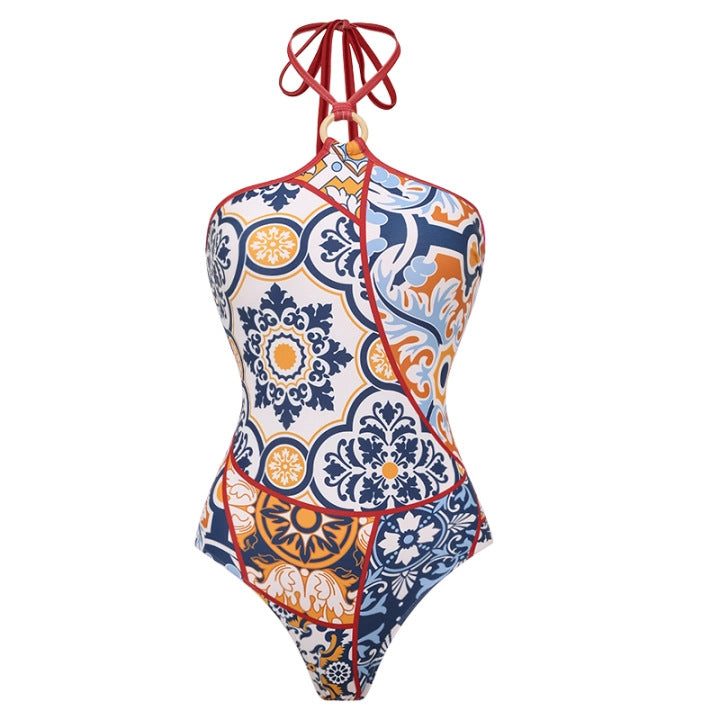 Damen Badeanzug mit eleganter Wickelhose Drune