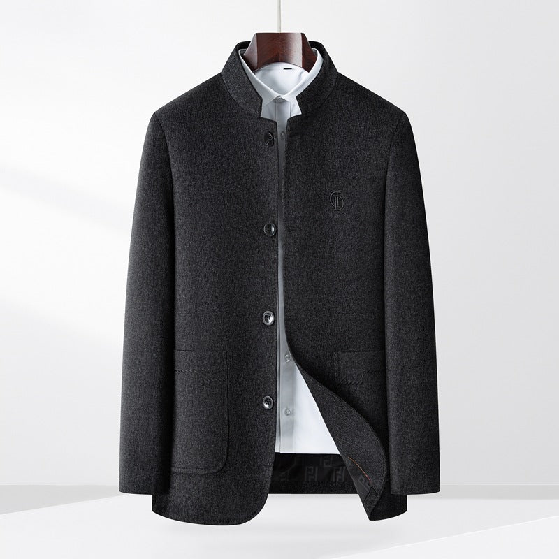 Herren Modische Wolljacke Drune