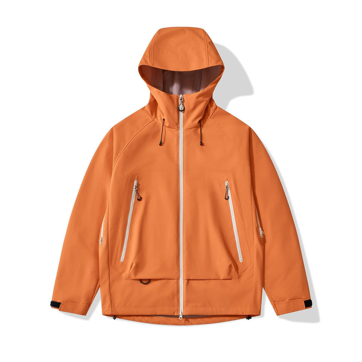 Herren technisch-isolierende Softshelljacke mit Kapuze und Fleece-Innenkragen Drune