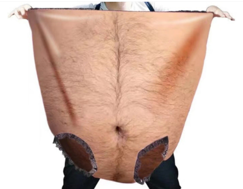 Unisex  übergroßer Satin-Spaßslip mit elastischem Bund Drune