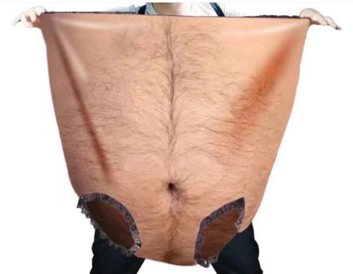 Unisex  übergroßer Satin-Spaßslip mit elastischem Bund Drune
