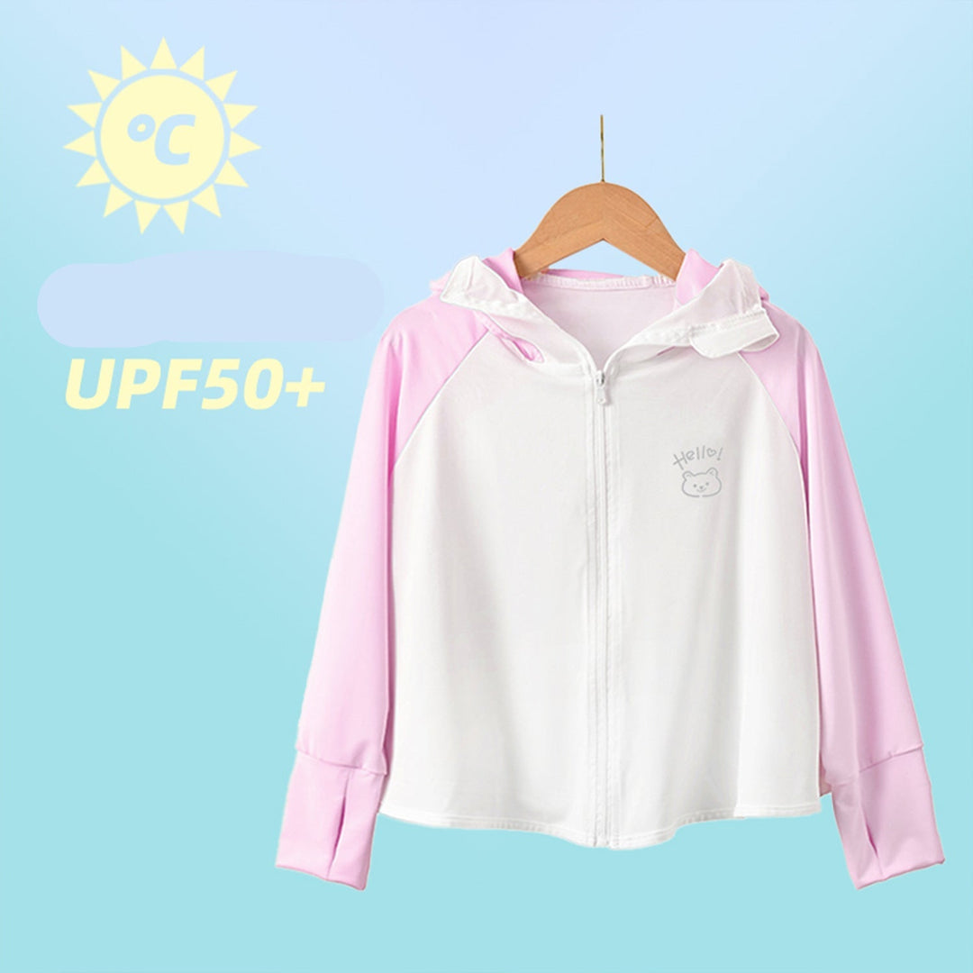Damen sportliche UV-Schutzjacke mit Kapuze Drune