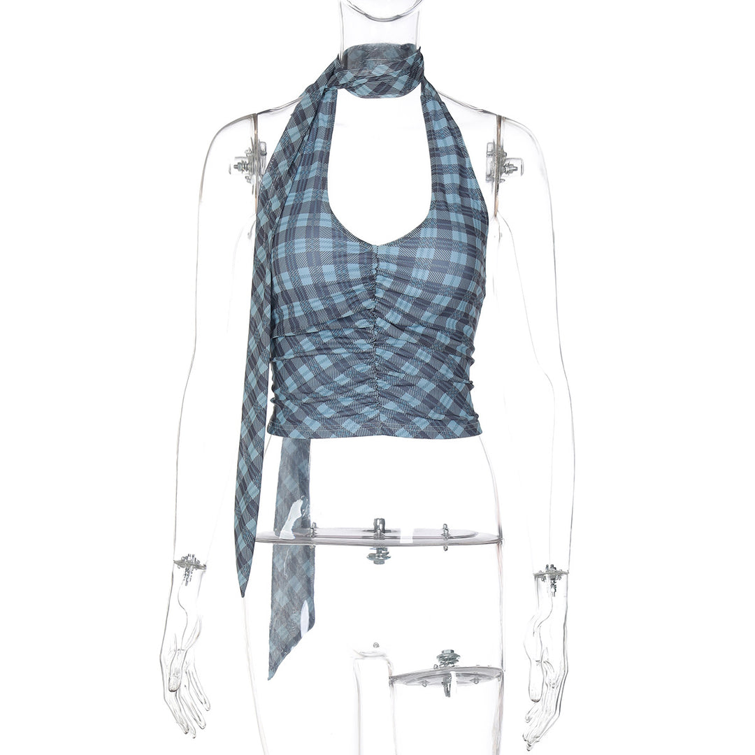 Damen Wickelbluse mit raffiniertem Krawatten-Design Drune