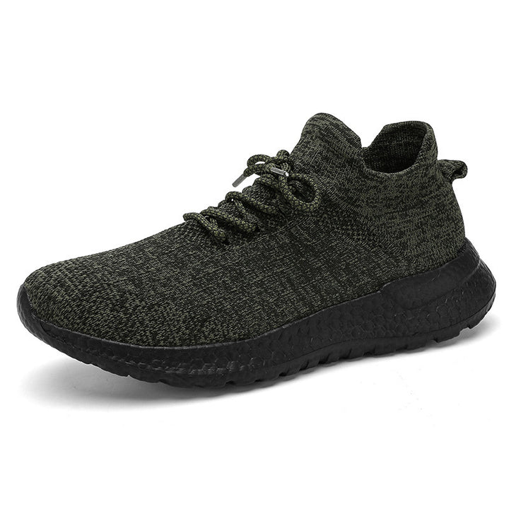 Unisex nahtloser Strick‑Sock‑Sneaker mit gepolsterter Hohlkammer‑Zwischensohle und griffiger Wabensohle Drune