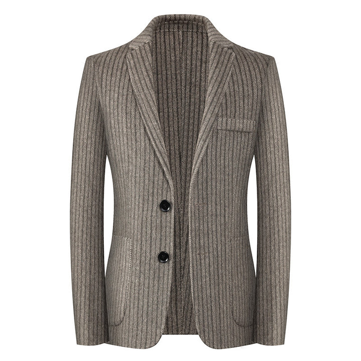 Herren stilvolle gestreifte Blazer Drune