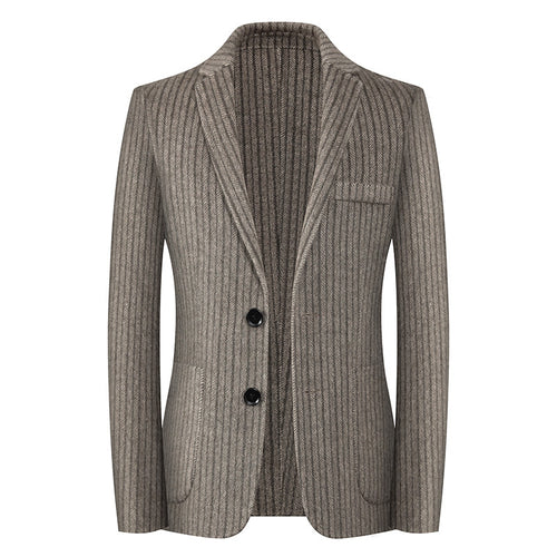 Herren stilvolle gestreifte Blazer Drune
