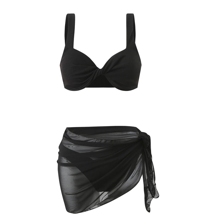 Damen Bikini-Set mit elegantem Wickelrock Drune