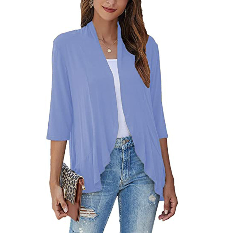 Damen Cardigan mit offenem Frontdesign und praktischen Taschen Drune