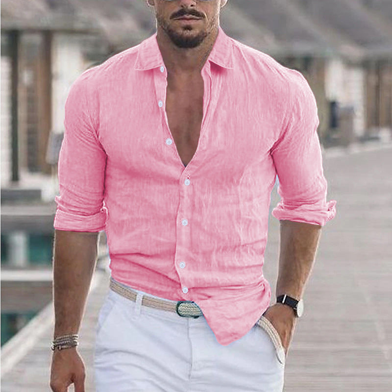 Herren Premium Hemd mit modernem Slim-Fit Schnitt und hautfreundlicher Textur Drune