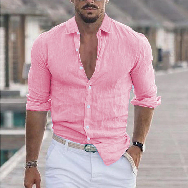 Herren Premium Hemd mit modernem Slim-Fit Schnitt und hautfreundlicher Textur Drune