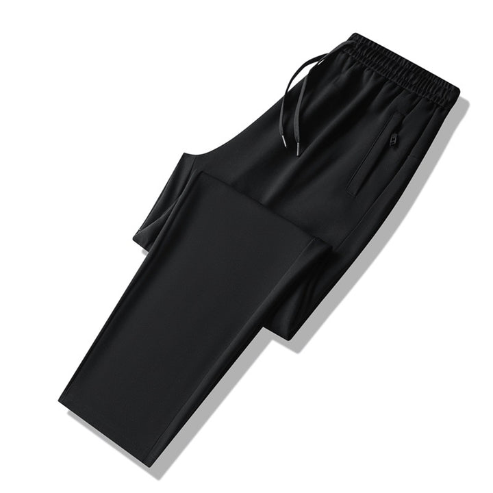 Herren Atmungsaktive Tech‑Jogginghose mit elastischem Bund, Kordelzug & schlanker Tapered‑Silhouette Drune