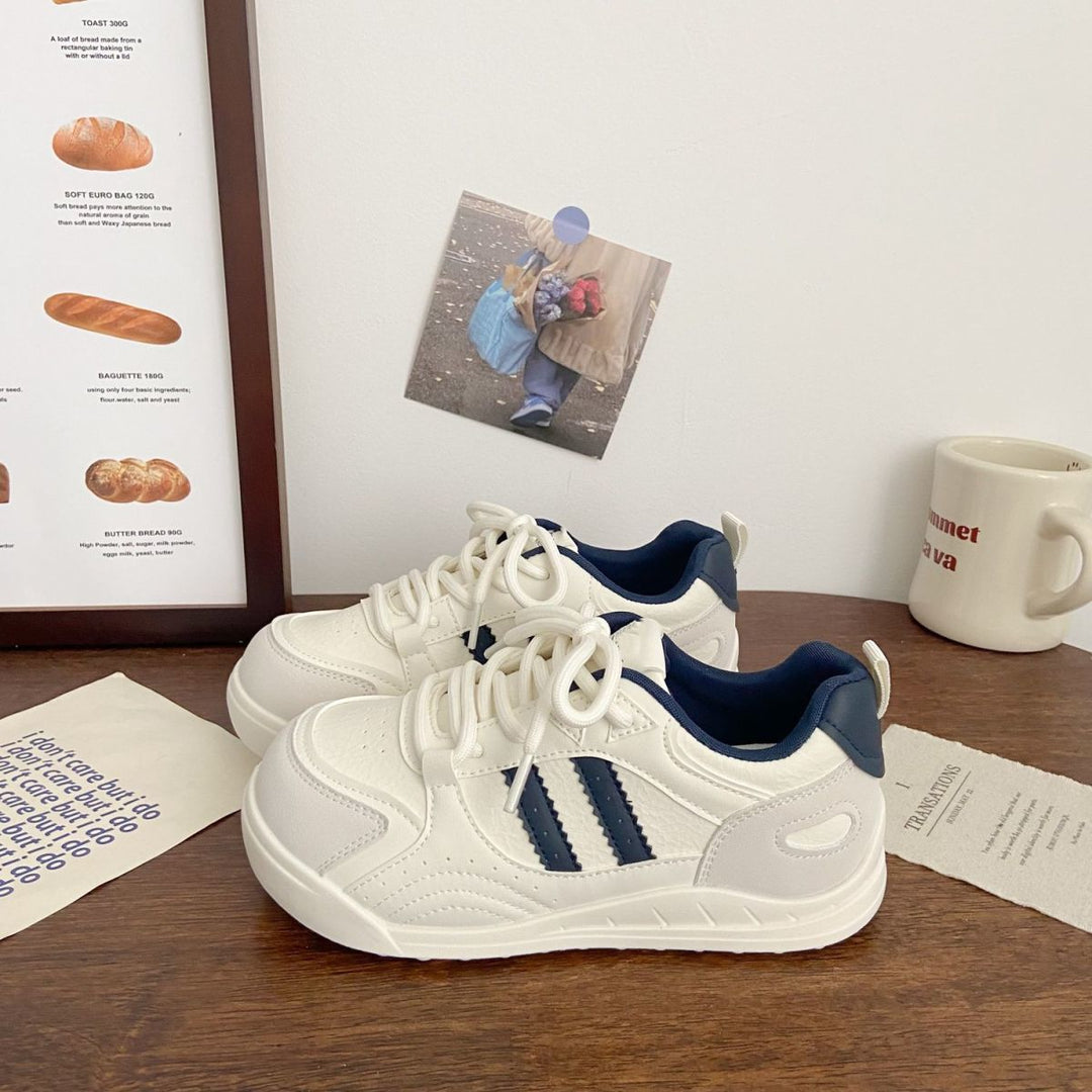 Damen Bequeme Freizeitsneakers mit atmungsaktivem Obermaterial und flexibler Sohle Drune
