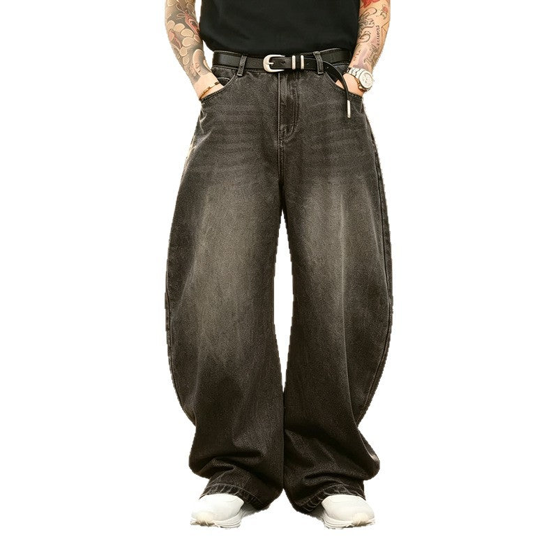Herren Weite Jeans Drune