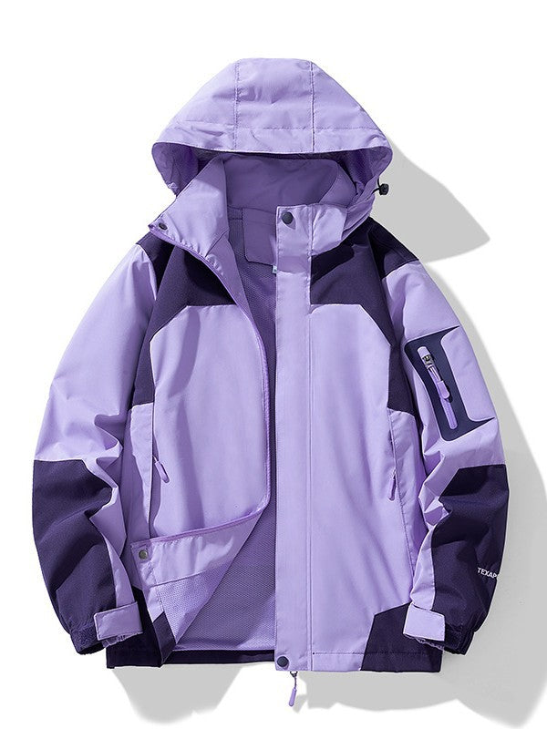 Herren Technische Outdoor-Softshelljacke mit Kapuze, Ärmeltasche und Mesh-Futter Drune