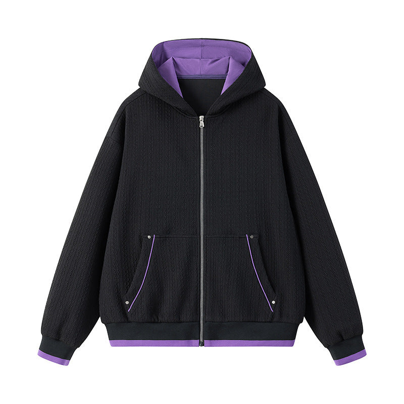 Damen Bequeme und modische Kapuzenjacke Drune