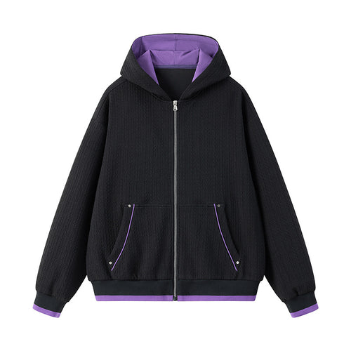 Damen Bequeme und modische Kapuzenjacke Drune