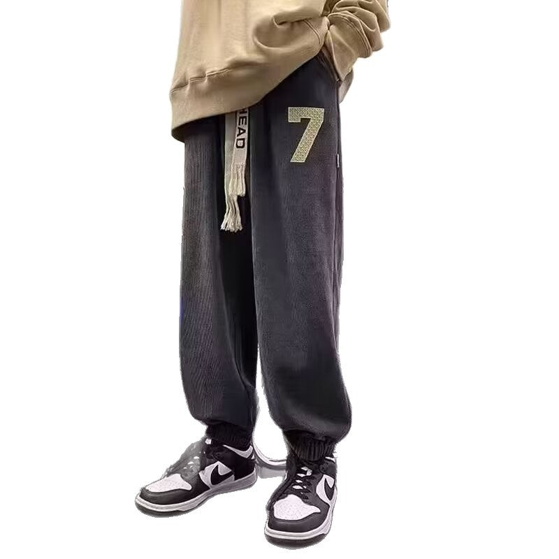 Herren Komfortable Relaxed-Fit Jogginghose Drune