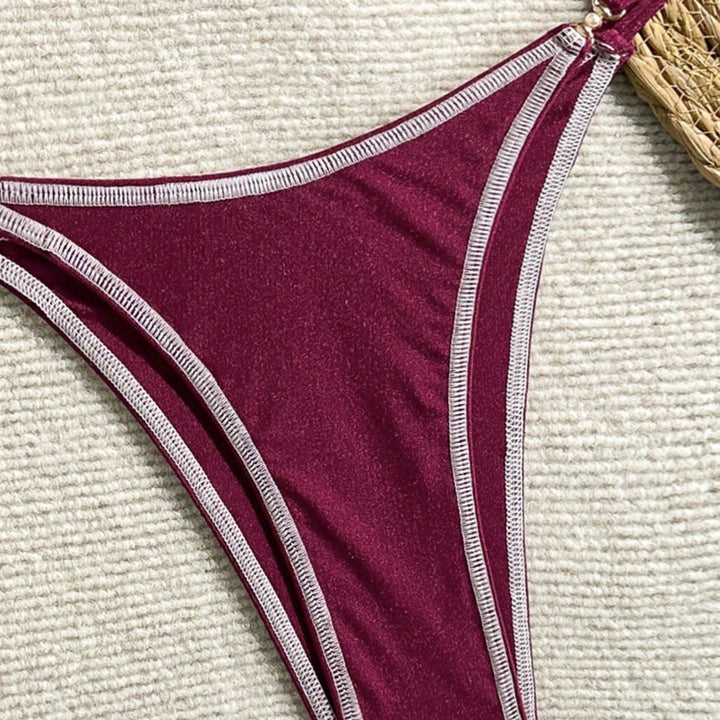 Damen Triangel-Bikini mit glitzernden Akzenten Drune