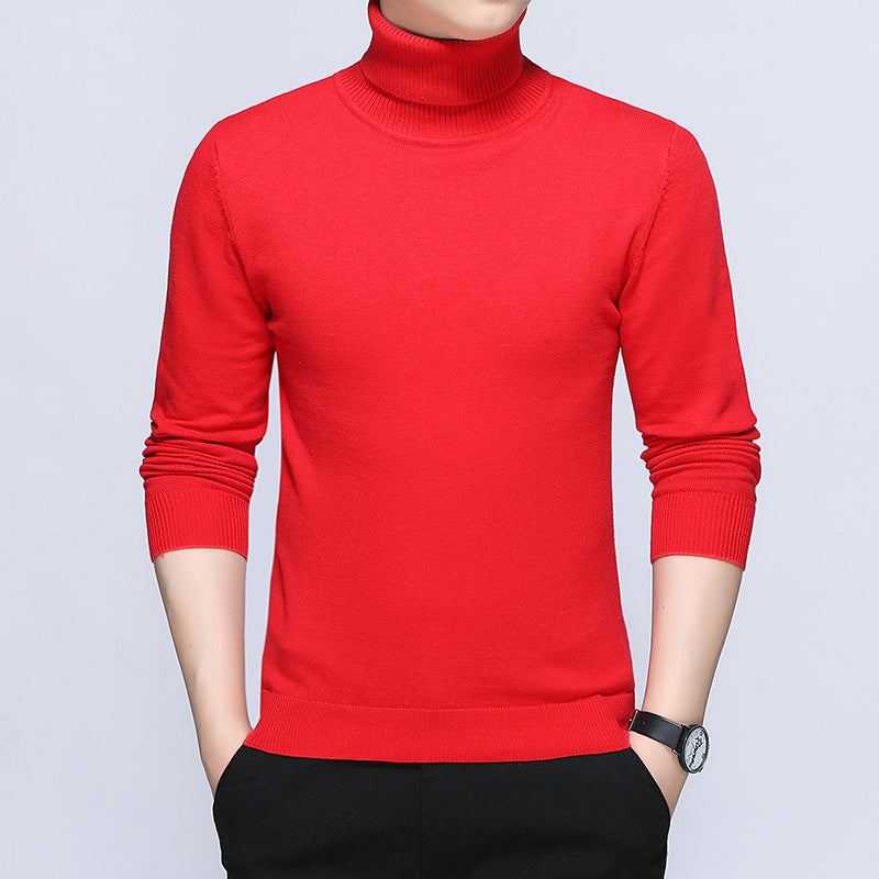 Herren Rollkragenpullover aus hochwertiger, atmungsaktiver Baumwolle Drune