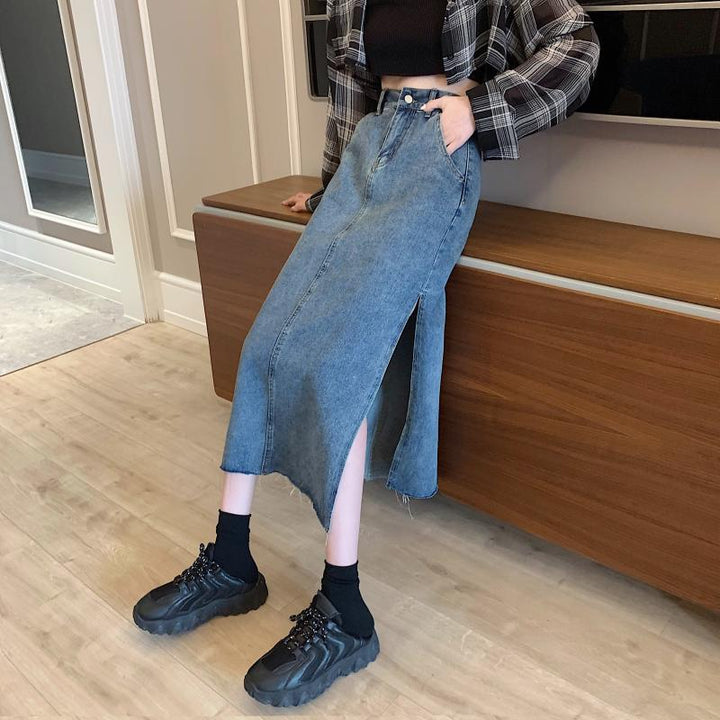 Damen Jeansrock Drune