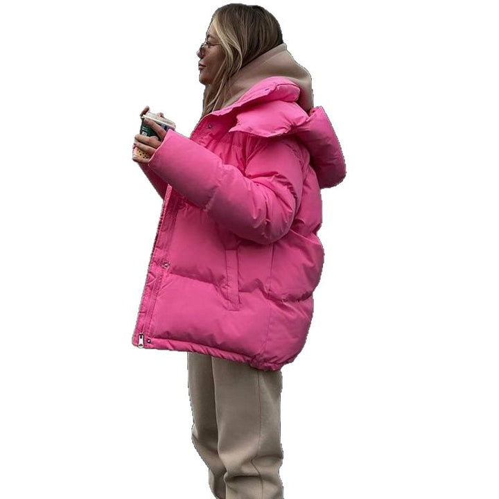 Damen wasserdichte Winterjacke mit voluminösem Schnitt Drune