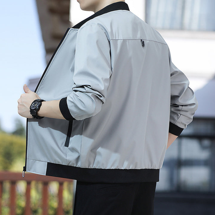 Herren Modische Baseballjacke Drune