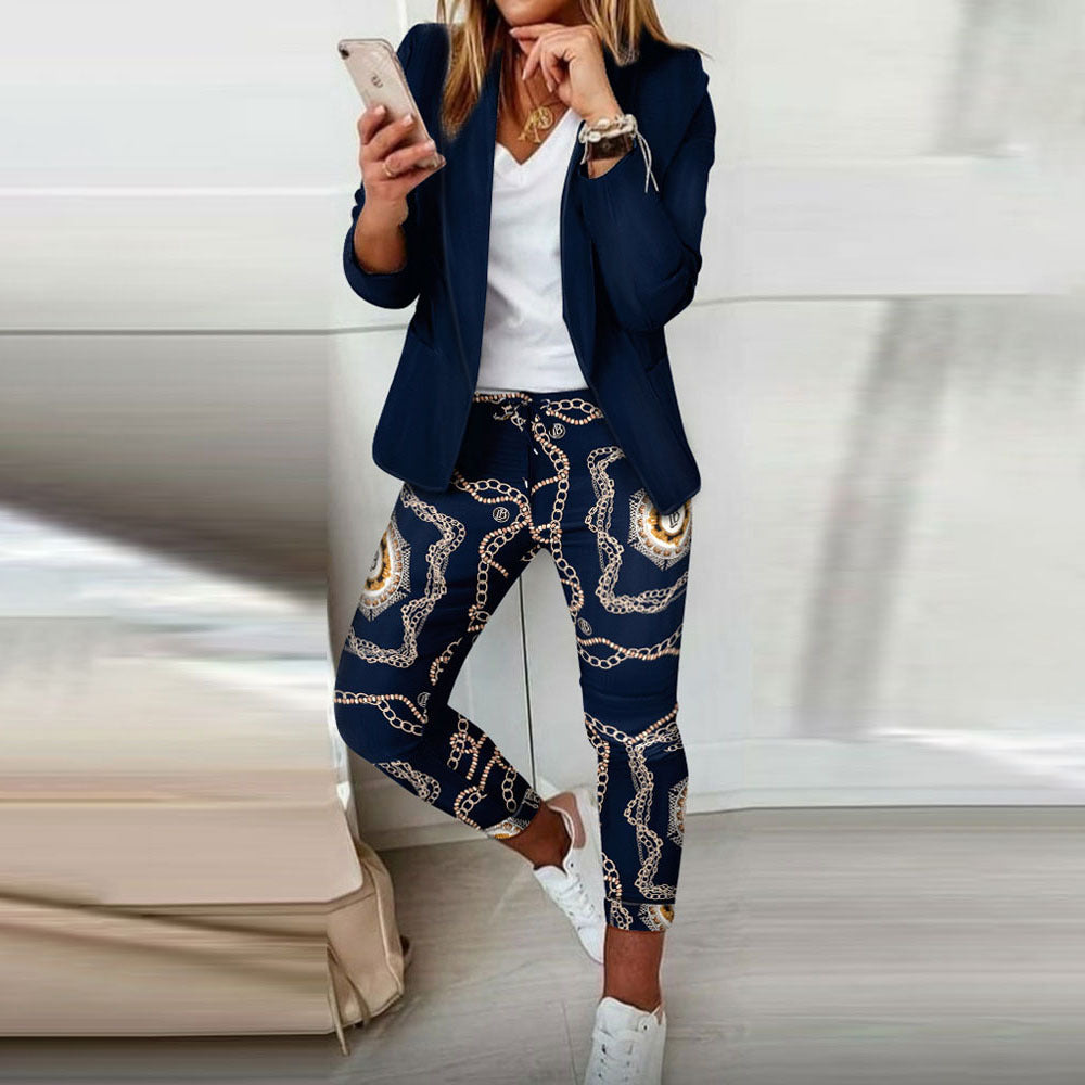 Drune | Zweiteiliges Blazer- und Passendes Slim Fit Hosen Set