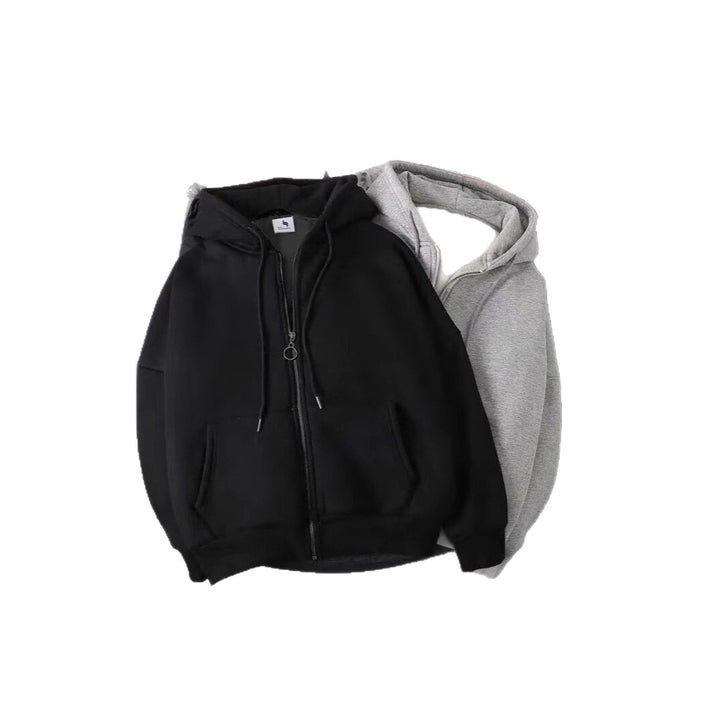 Unisex Kapuzenjacke mit Reißverschluss Drune