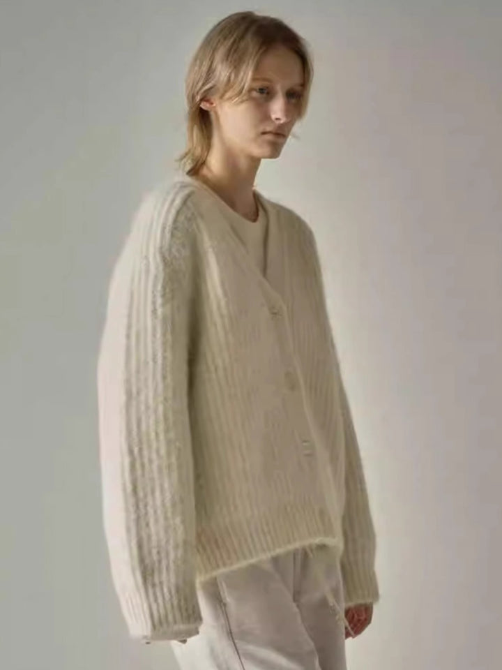 Damen Kuschelige Strickjacke Drune