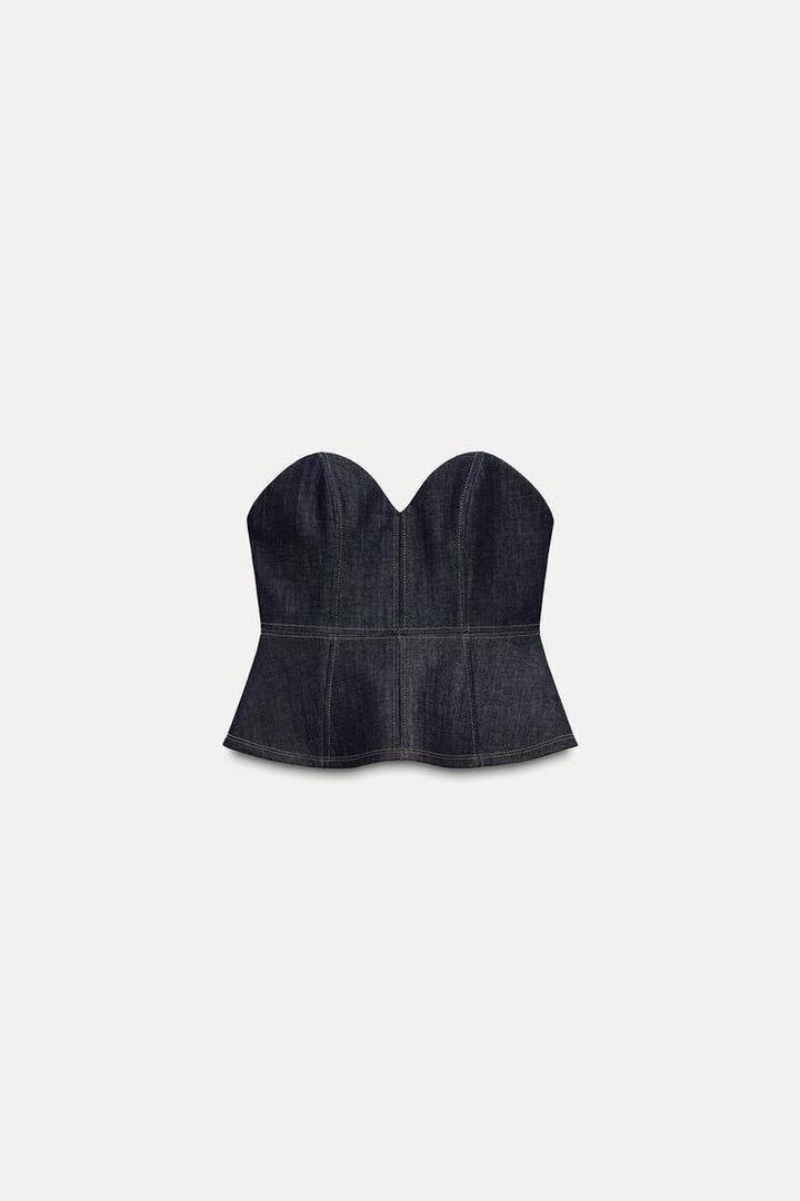 Damen Trendige Wide-Leg Jeans mit hohem Bund und lässigem Schnitt Drune