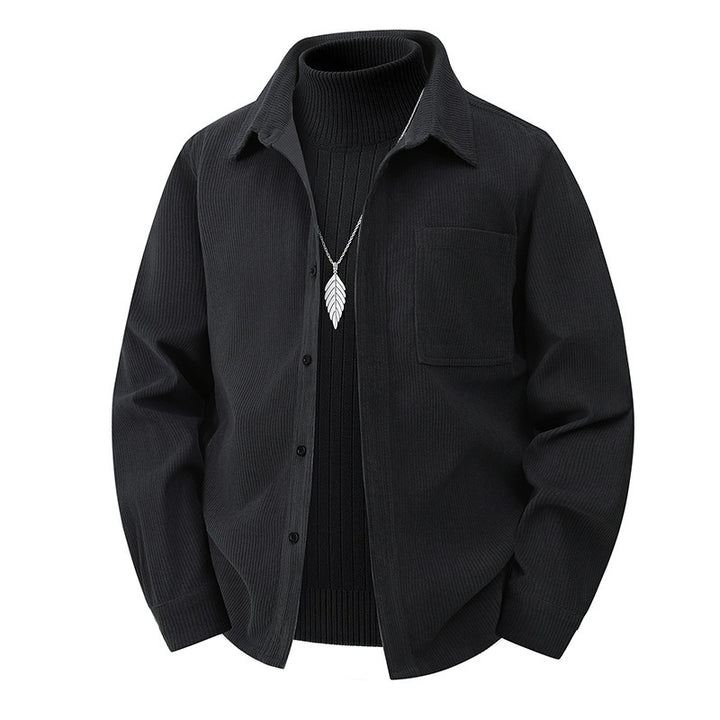 Herren Hochwertige Cordjacke Drune