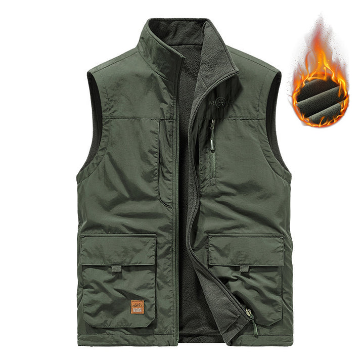 Herren Multifunktionale Fleece-Weste Drune
