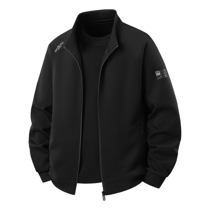 Herren Leichter Freizeit-Trainingsanzug-Set mit Reißverschlussjacke, elastischer Bund & Reißverschlusstaschen Drune