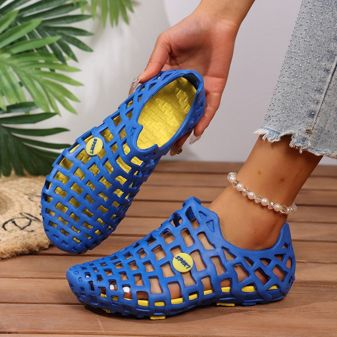 Damen leichte und atmungsaktive Freizeitschuhe mit rutschfester Außensohle Drune