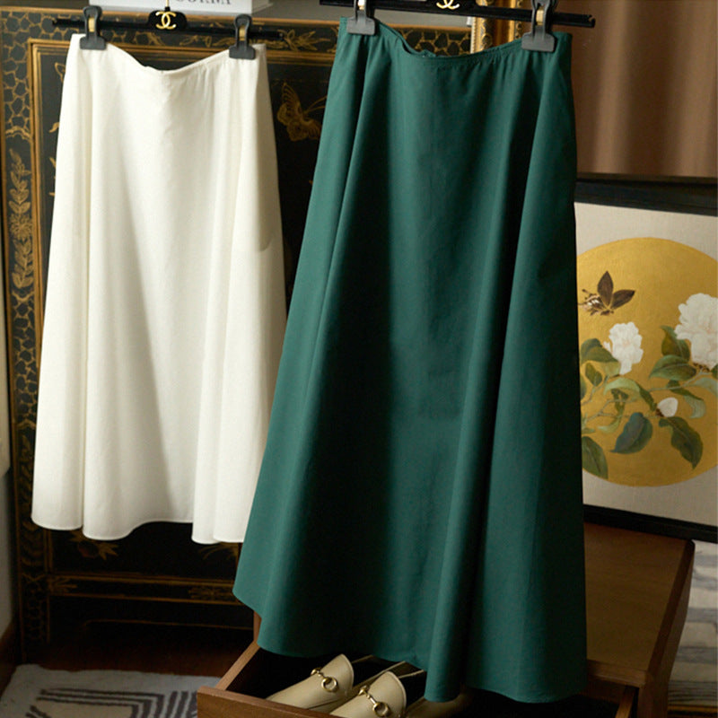 Damen Eleganter, fließender Maxi-Rock Drune