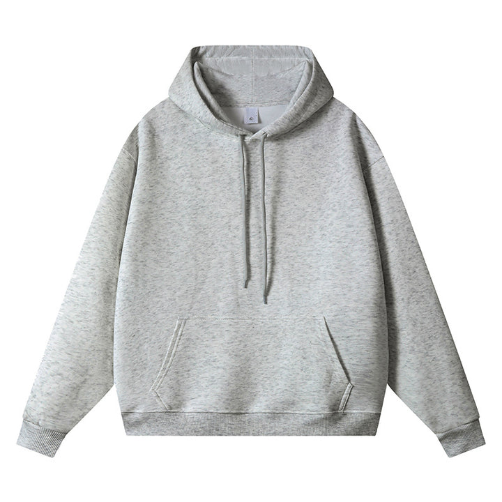Unisex Oversize-Kapuzenpullover mit Kängurutasche und Rippbündchen Drune