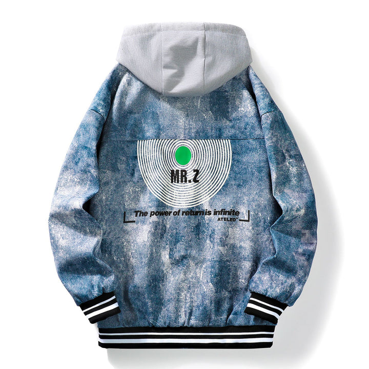 Herren Urbane Freizeitjacke mit Kapuze Drune