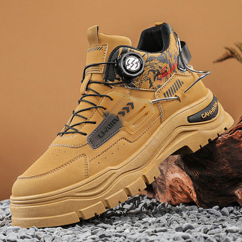 Herren Modische High-Top Sneakers mit innovativem Schnürsystem und robustem Obermaterial Drune