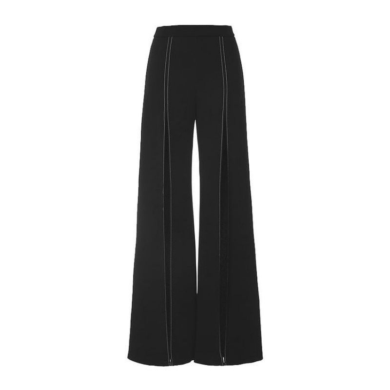 Damen Badeanzug-Set mit figurformendem Schnitt und eleganten Palazzohosen Drune