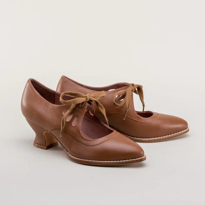 Damen elegante Tanzschuhe mit modischem Schnür-Design Drune