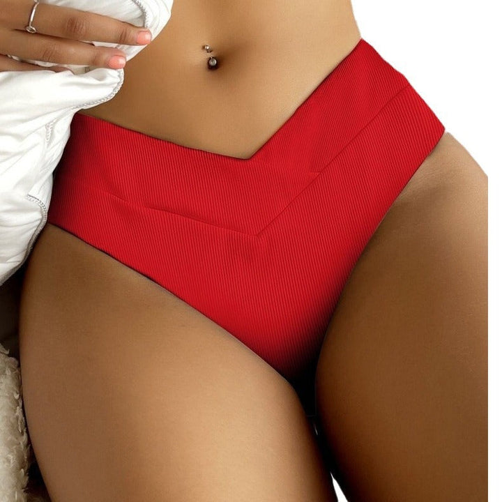 Damen Hochgeschnittenes Bikini-Höschen Drune